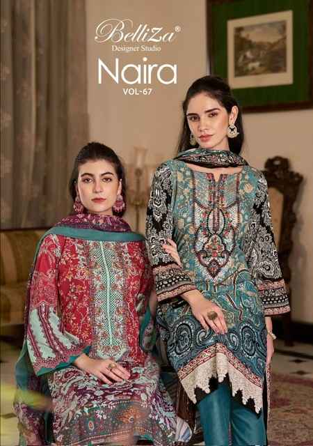 Belliza Naira Vol 67 Cotton Dress Material 8 pcs Cataloge