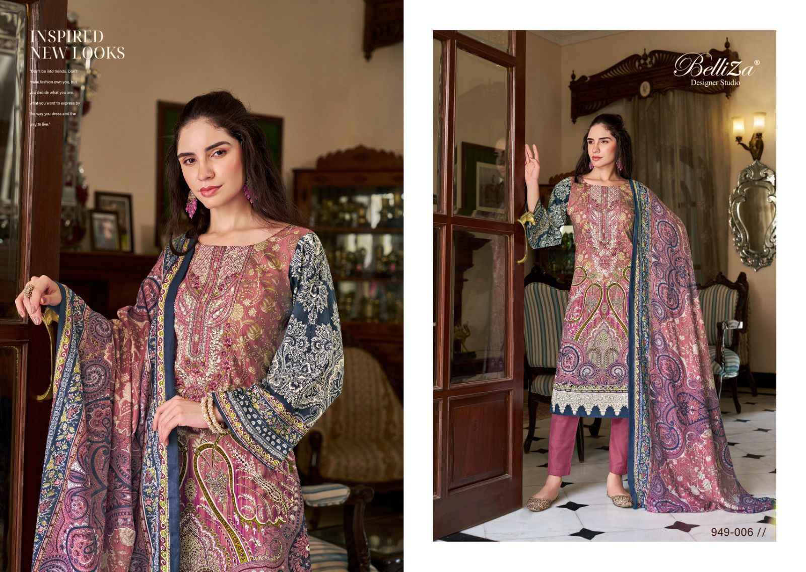 Belliza Naira Vol 67 Cotton Dress Material 8 pcs Cataloge