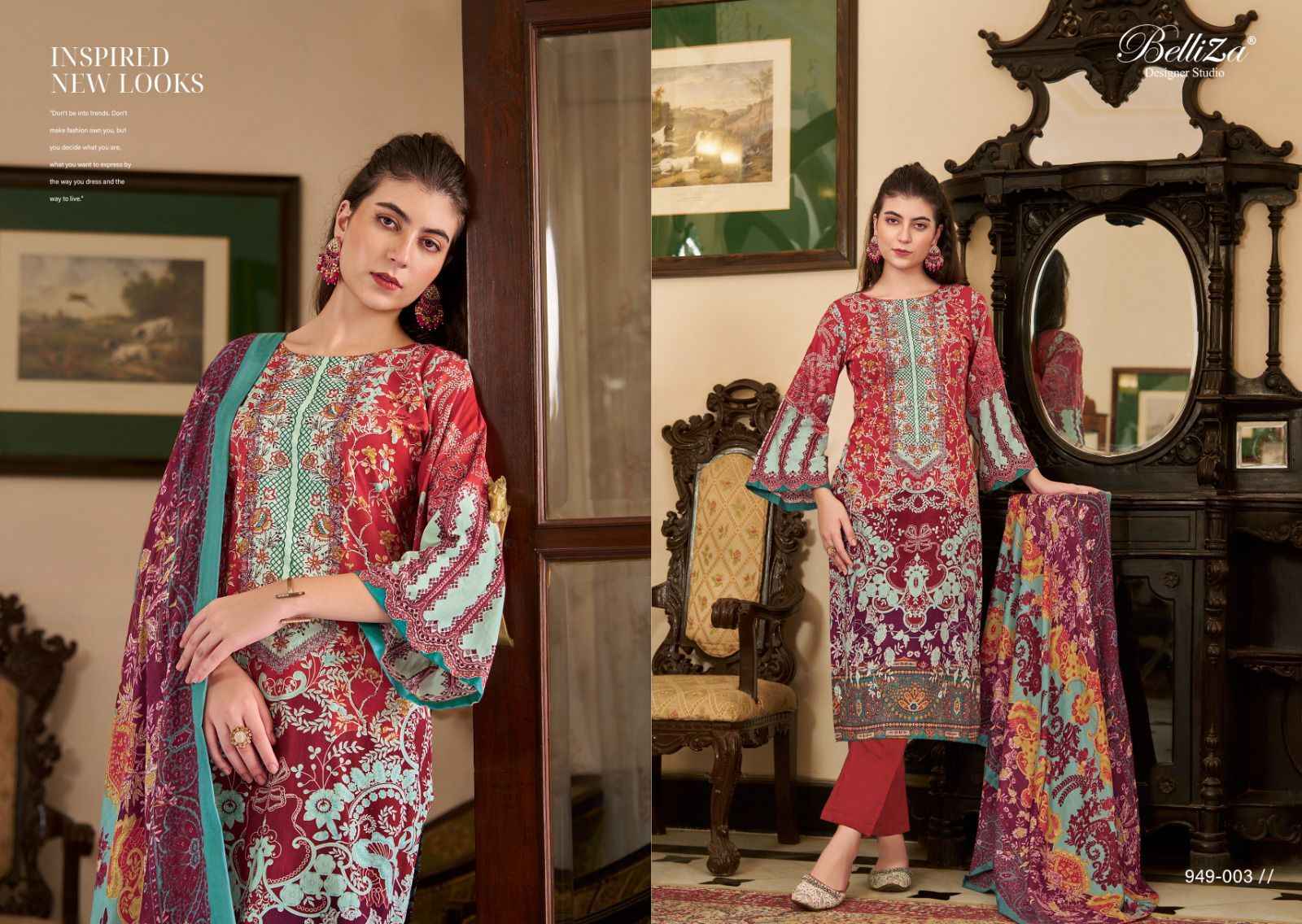 Belliza Naira Vol 67 Cotton Dress Material 8 pcs Cataloge