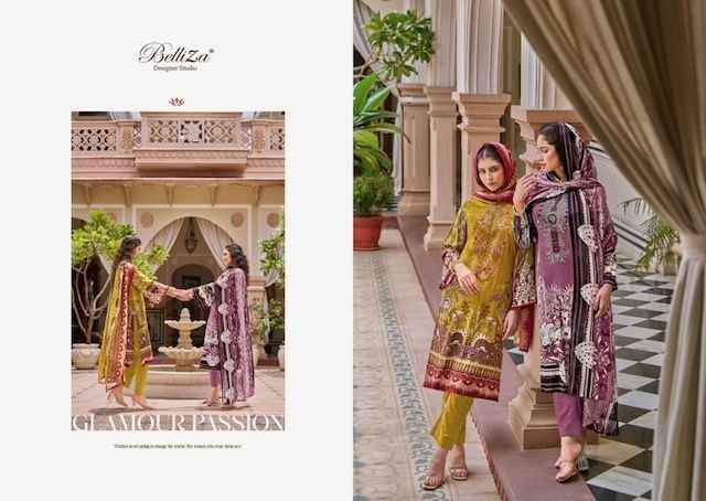 Belliza Riwayat Vol 2 Viscose Rayon Dress Material 8 pcs Catalogue