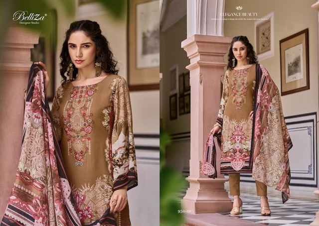 Belliza Riwayat Vol 2 Viscose Rayon Dress Material 8 pcs Catalogue