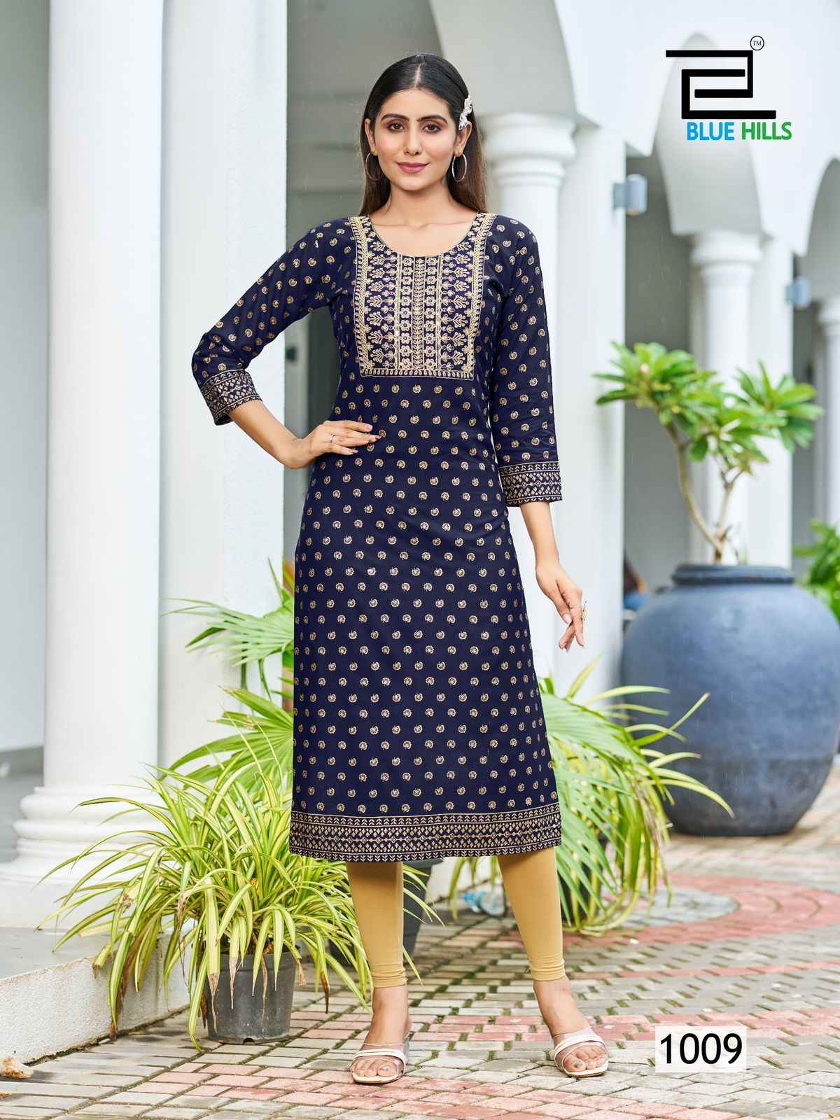 Blue Hills Big Boss Vol 10 Rayon Kurti 10 pcs Catalogue