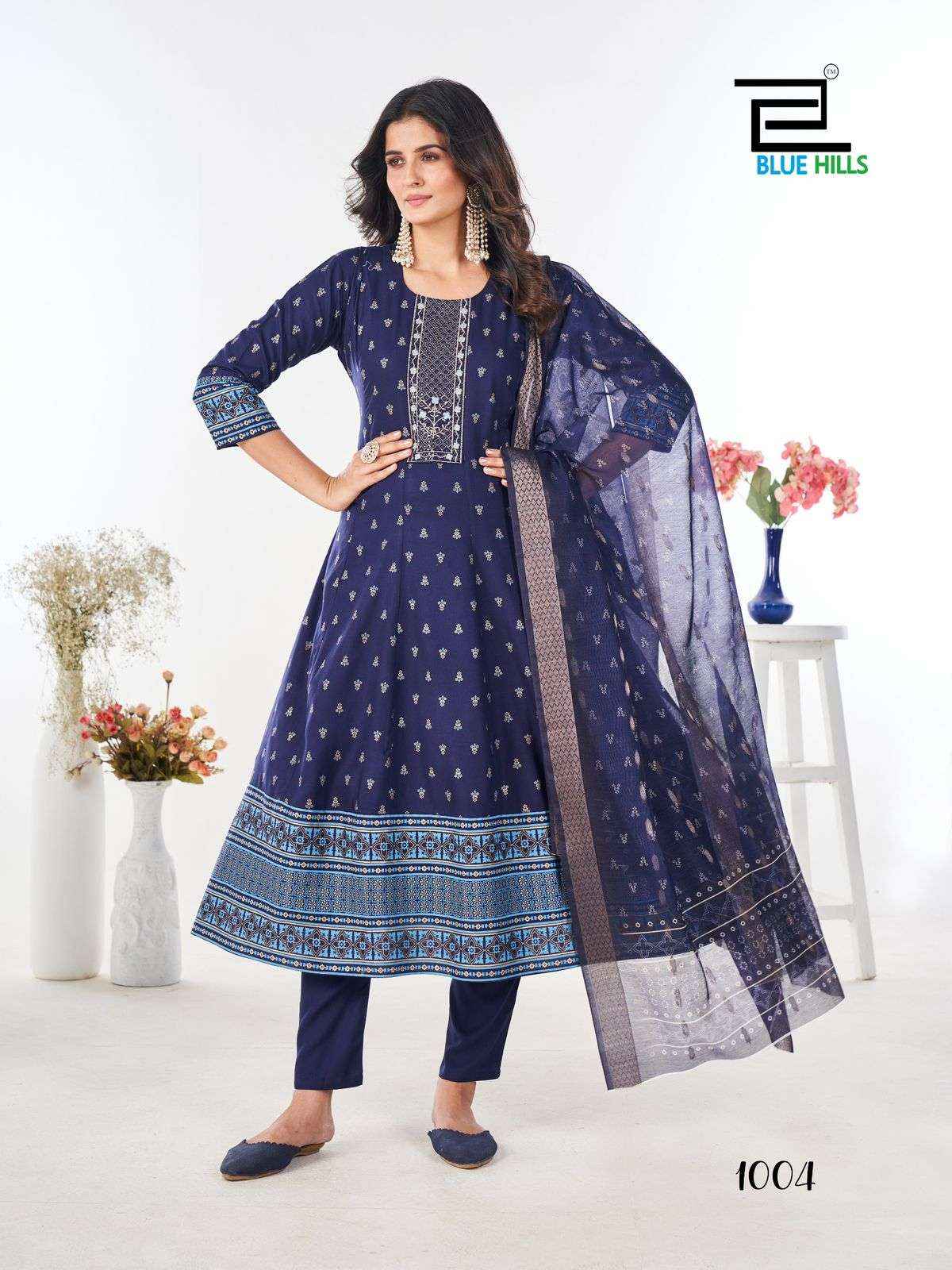 Blue Hills Stree Rayon Kurti Combo 4 pcs Catalogue