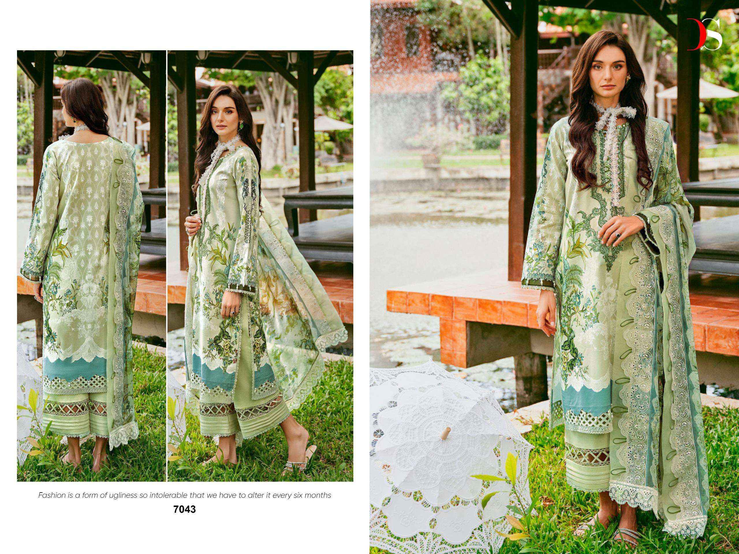 Deepsy Jade Needle Wonder Vol 24 Cotton Dress Material 6 pcs Catalogue