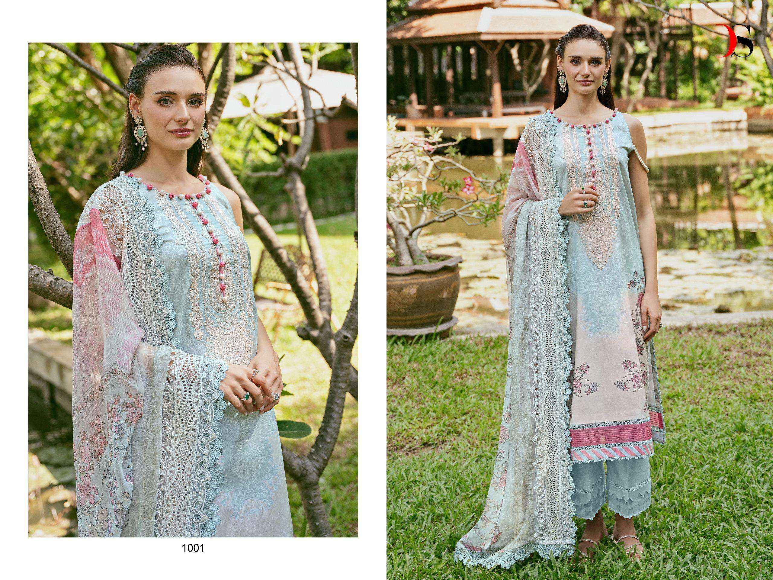 Deepsy Jade Needle Wonder Vol 24 Vol 2 Cotton Dress Material 6 pcs Catalogue