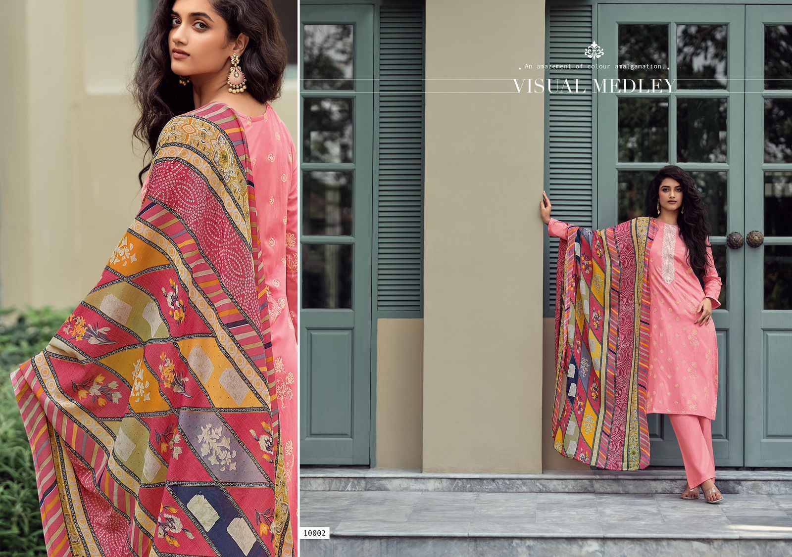 Deepsy Rangrez Cotton Dress Material 6 pcs Catalogue