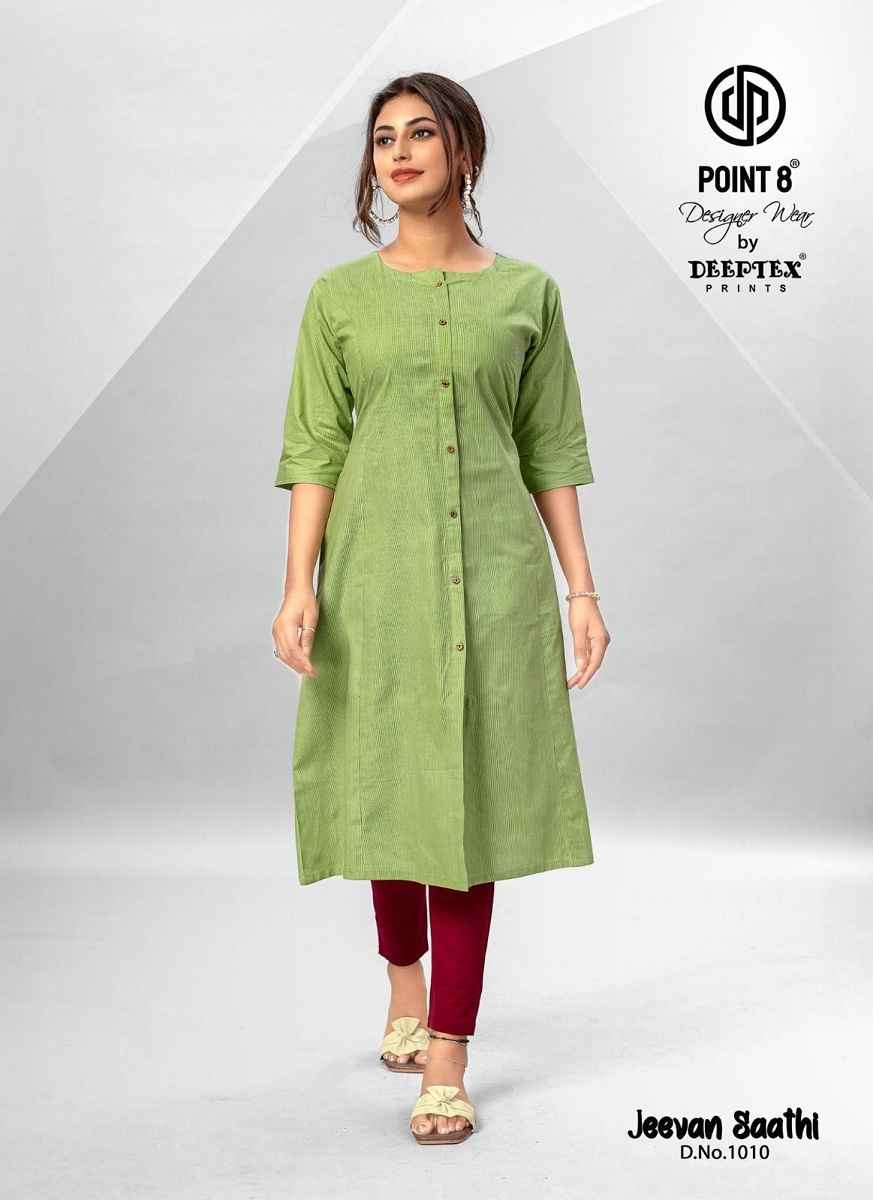 Deeptex Jeevan Saathi Cotton Kurti 10 pcs Catalogue