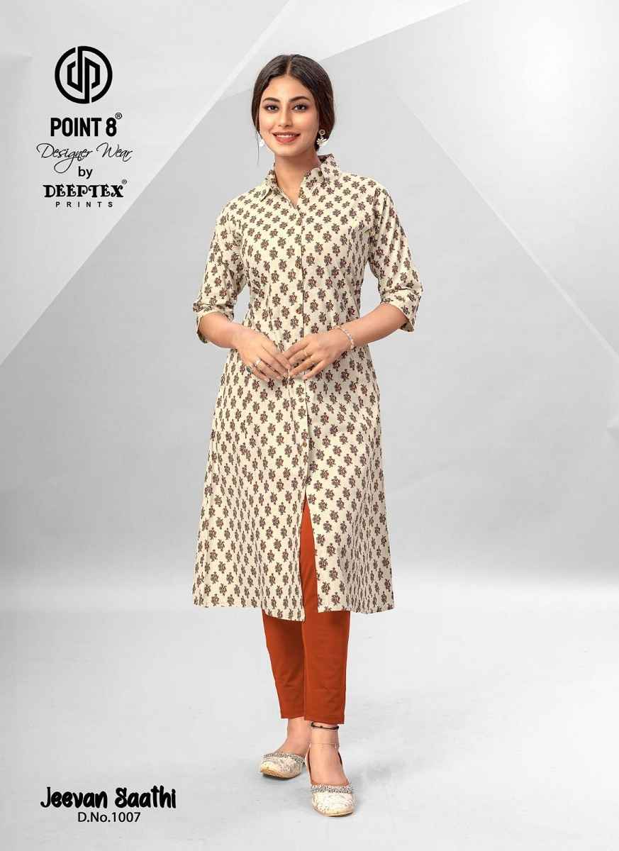 Deeptex Jeevan Saathi Cotton Kurti 10 pcs Catalogue