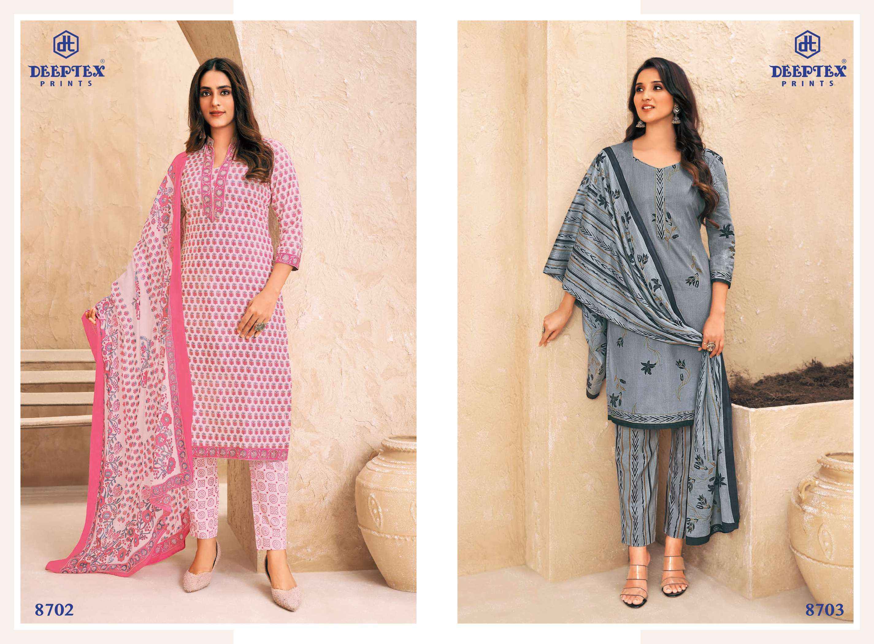 Deeptex Miss India Vol 87 Cotton Dress Material 26 pcs Catalogue