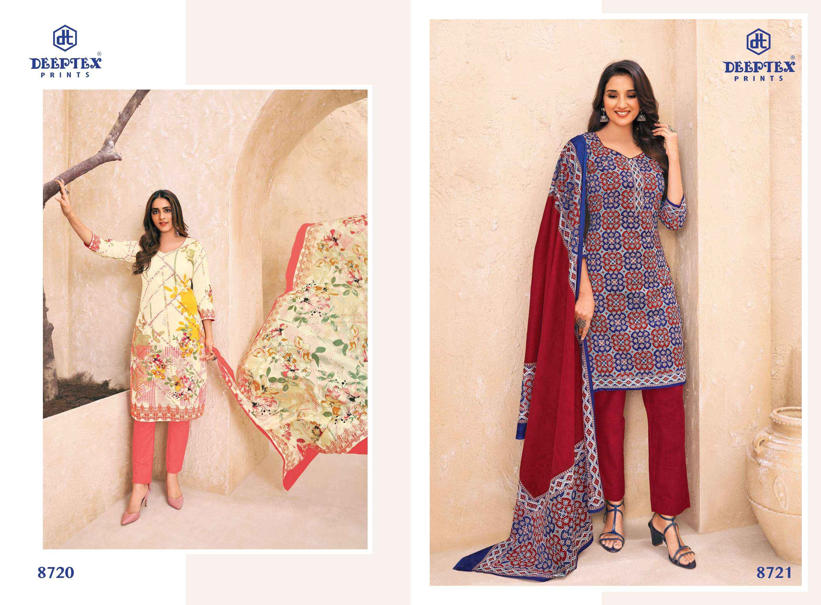 Deeptex Miss India Vol 87 Cotton Dress Material 26 pcs Catalogue