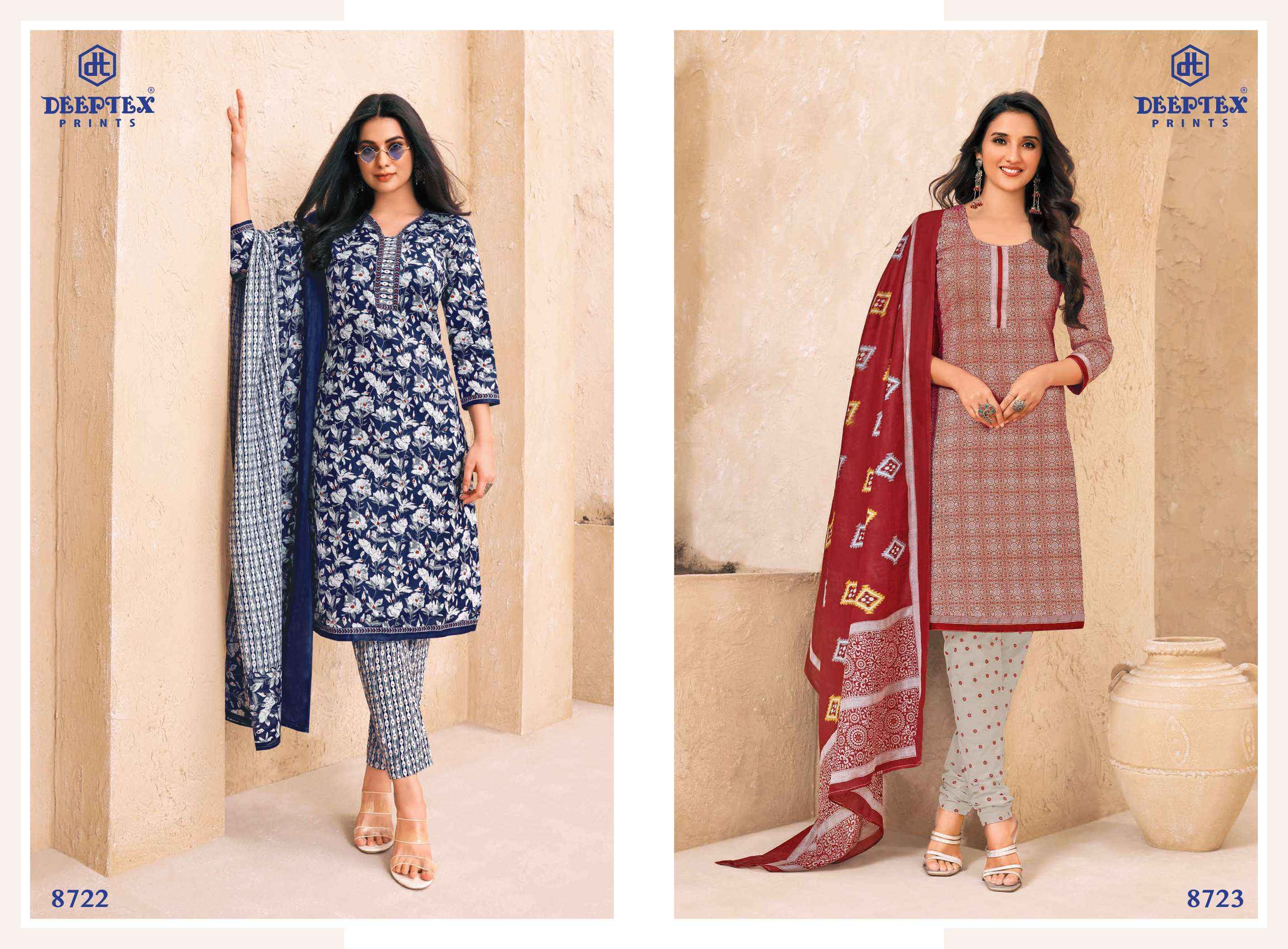 Deeptex Miss India Vol 87 Cotton Dress Material 26 pcs Catalogue