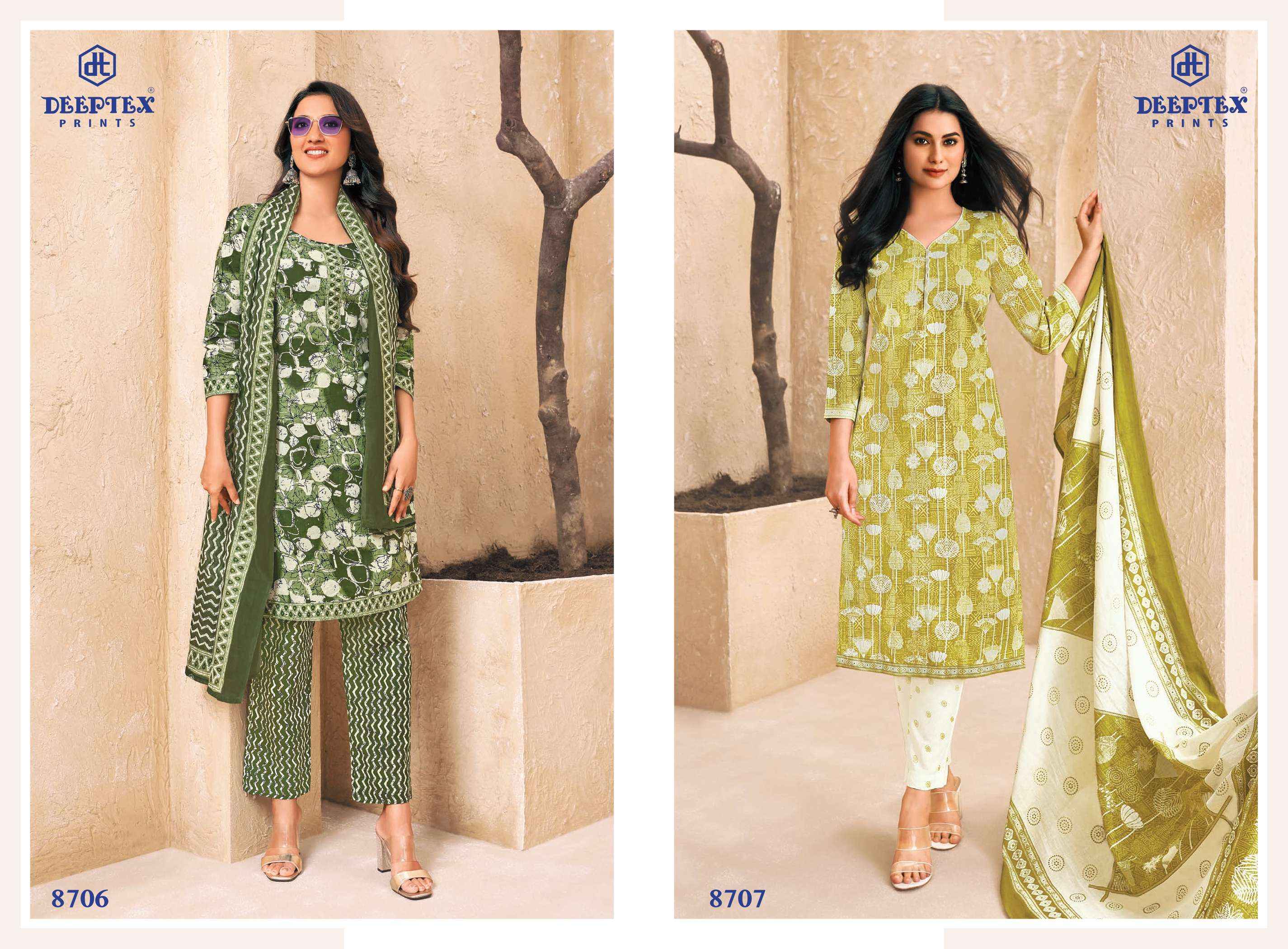 Deeptex Miss India Vol 87 Cotton Dress Material 26 pcs Catalogue