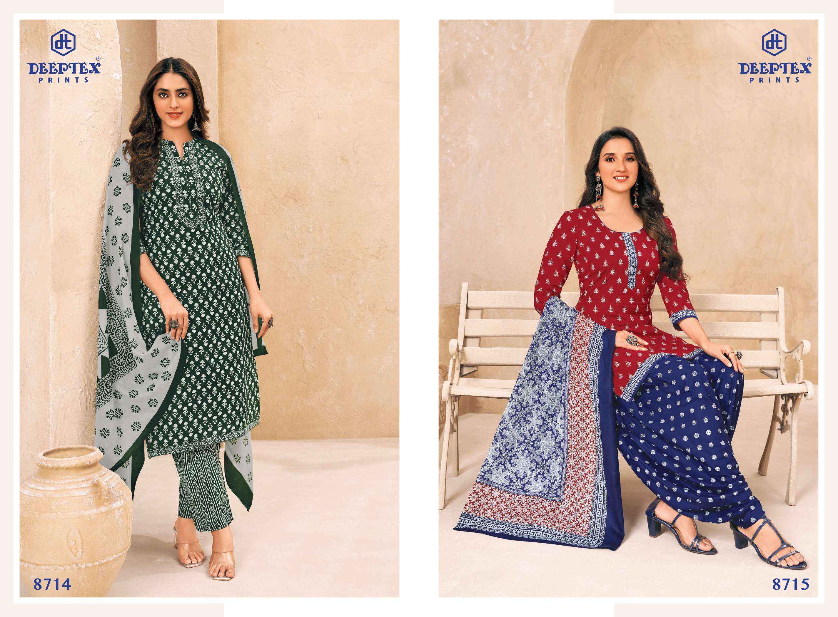 Deeptex Miss India Vol 87 Cotton Dress Material 26 pcs Catalogue