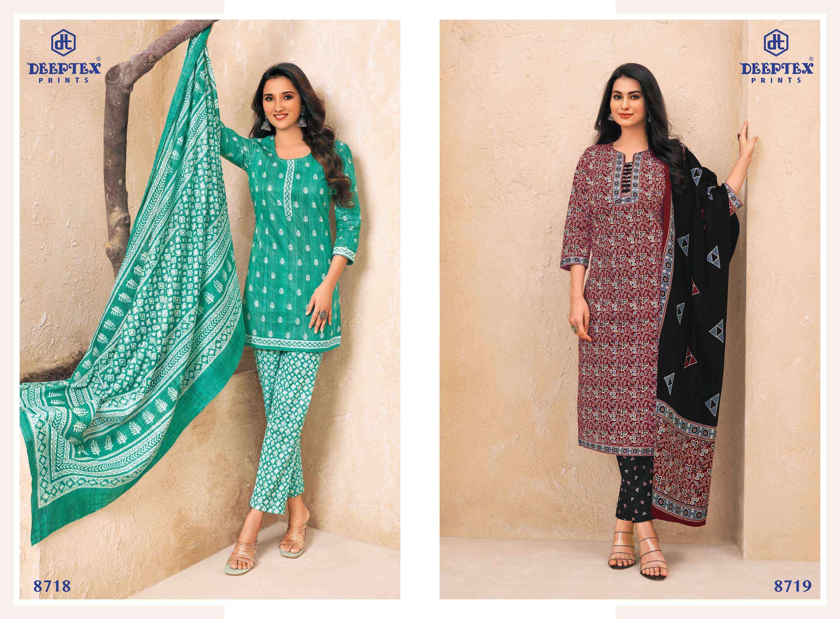 Deeptex Miss India Vol 87 Cotton Dress Material 26 pcs Catalogue