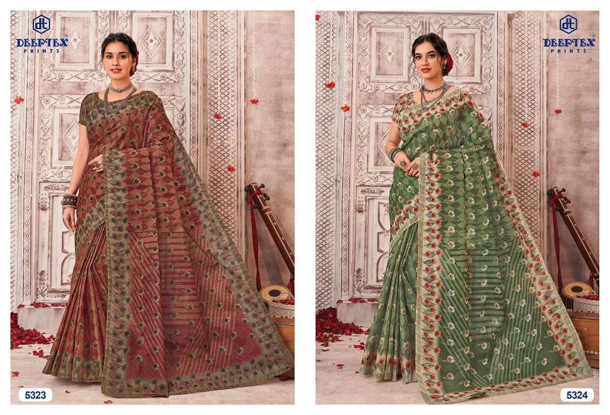 Deeptex Mother India Vol 53 Cotton Saree 30 pcs Catalogue