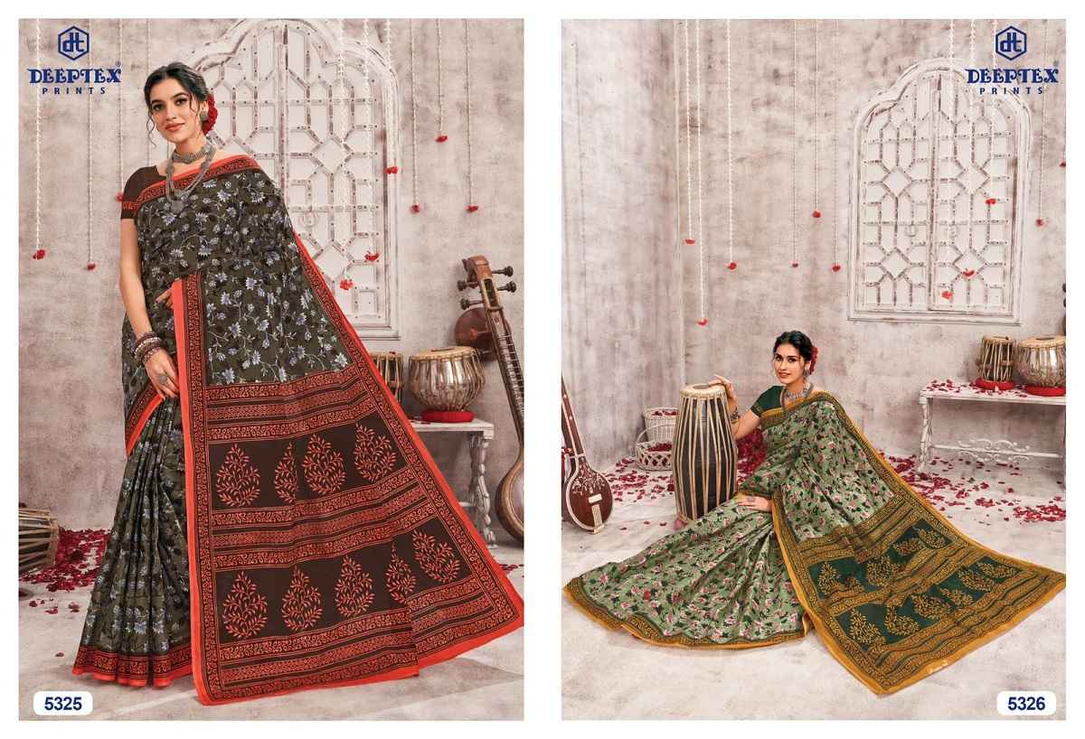 Deeptex Mother India Vol 53 Cotton Saree 30 pcs Catalogue