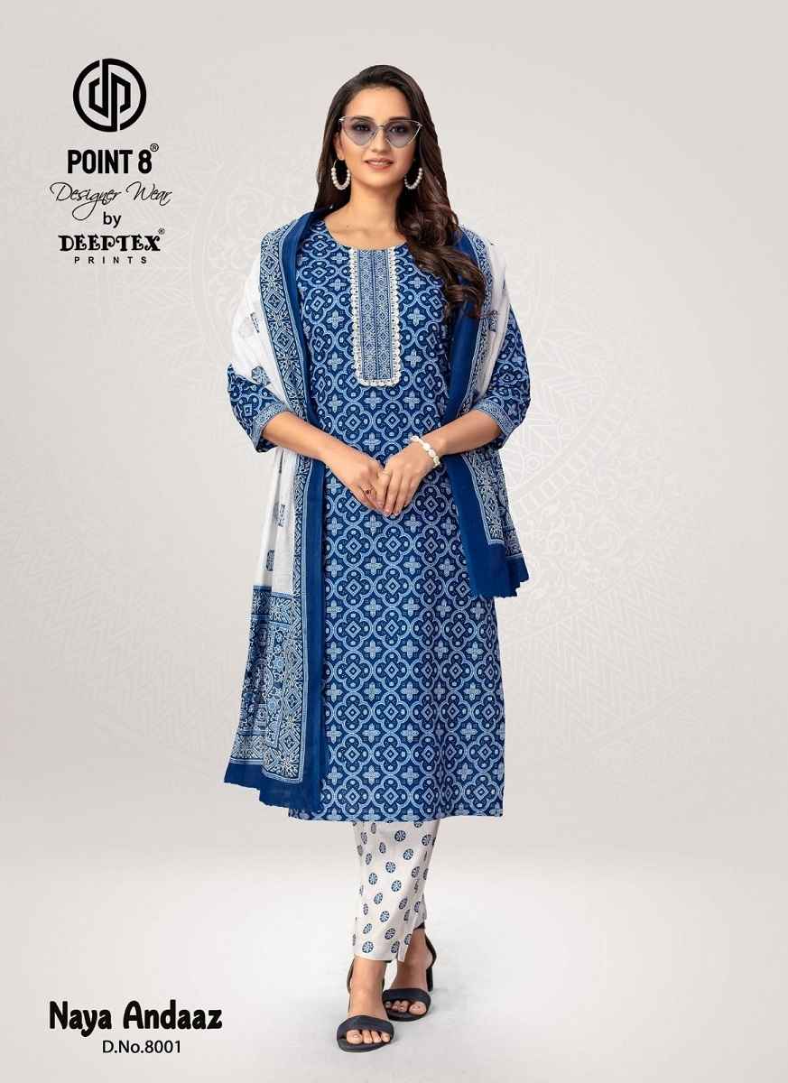 Deeptex Naya Andaaz Vol 8 Cotton Kurti Combo 10 pcs Catalogue