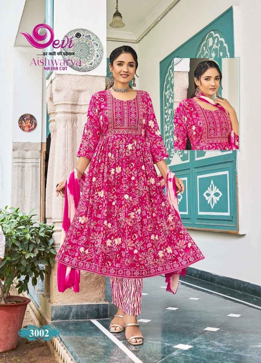 Devi Aishwarya Vol 3 Rayon Kurti Combo 8 pcs Catalogue