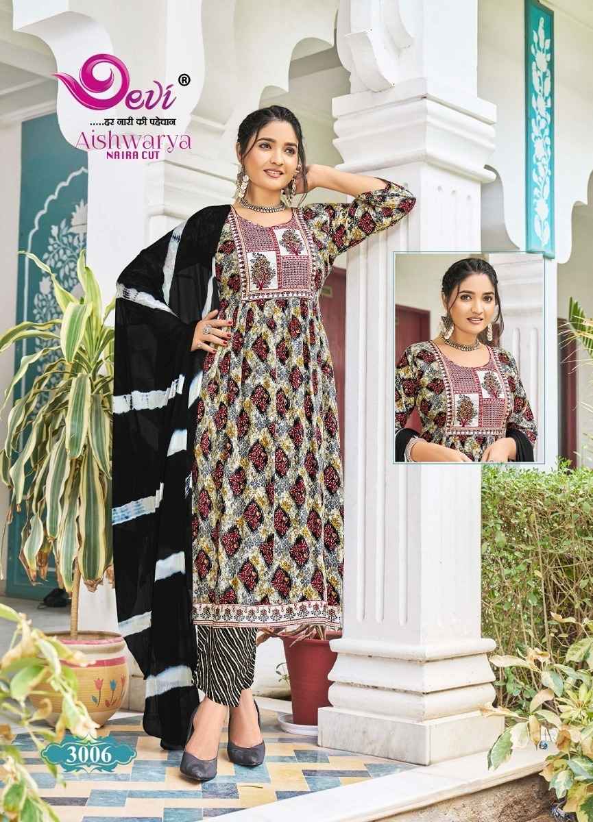 Devi Aishwarya Vol 3 Rayon Kurti Combo 8 pcs Catalogue