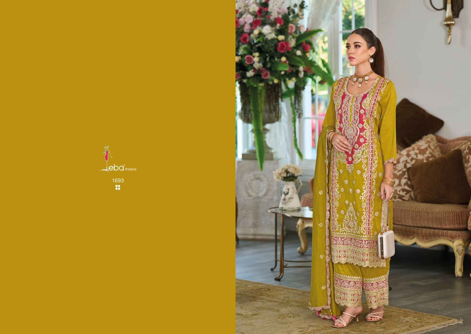 Eba Lifestyle Sahira Readymade Silk Dress 2 pcs Catalogue