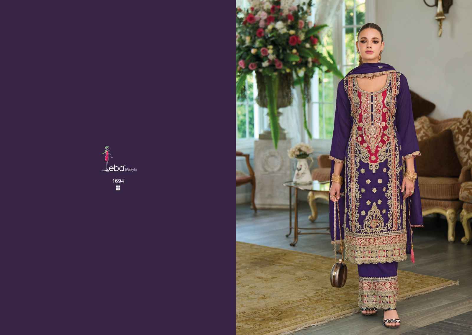 Eba Lifestyle Sahira Readymade Silk Dress 2 pcs Catalogue