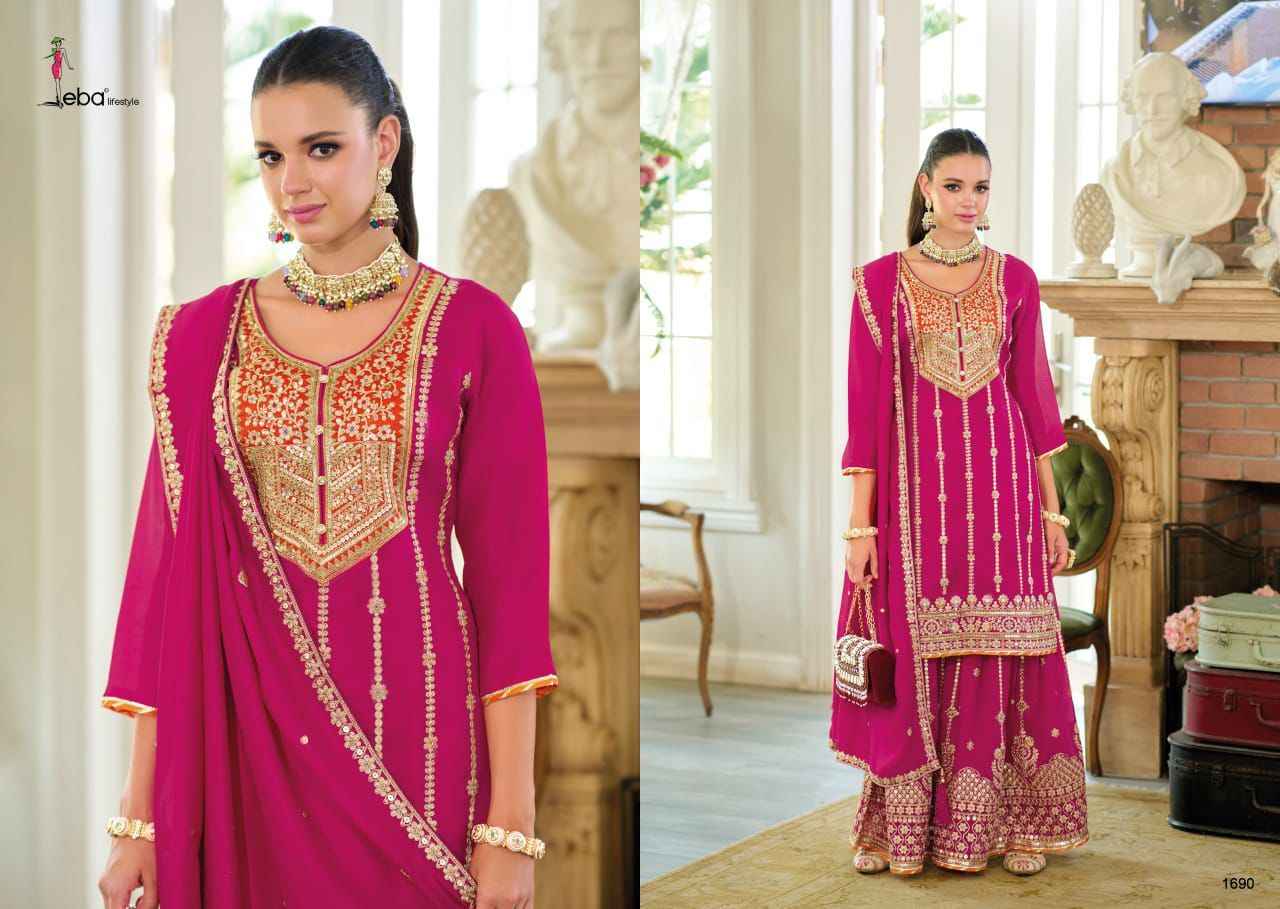 Eba Lifestyle Shahi Readymade Silk Dress 2 pcs Catalogue