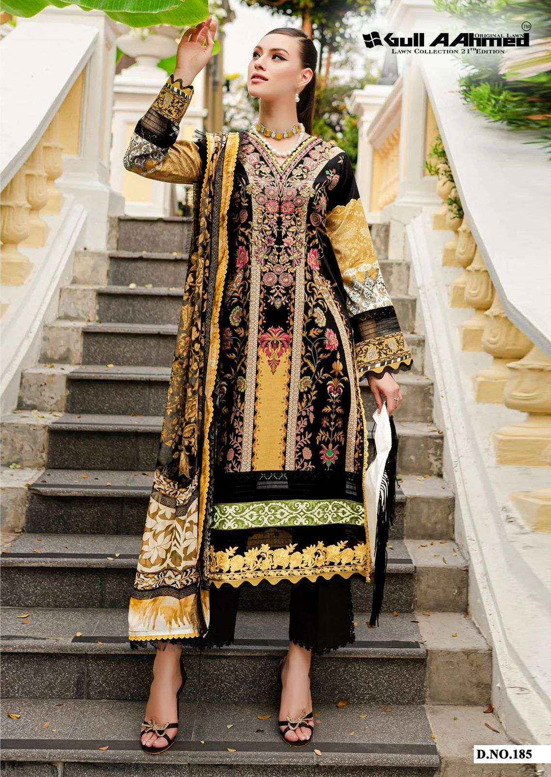 Gull Aahmed Lawn Collection Vol 21 Lawn Cotton Dress Material 6 pcs Catalogue