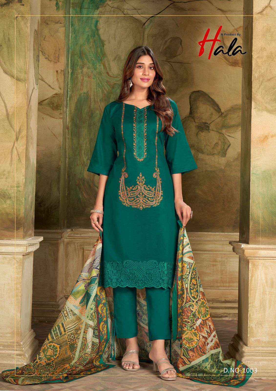 Hala Jashn E Ishq Vol 1 Jam Cotton Dress Material 6 pcs Catalogue