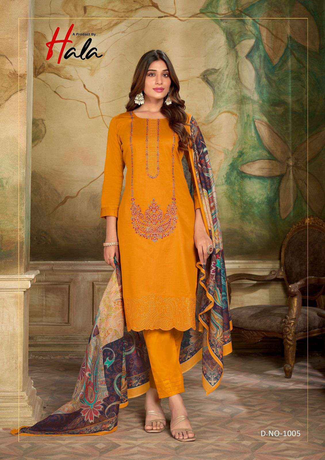 Hala Jashn E Ishq Vol 1 Jam Cotton Dress Material 6 pcs Catalogue