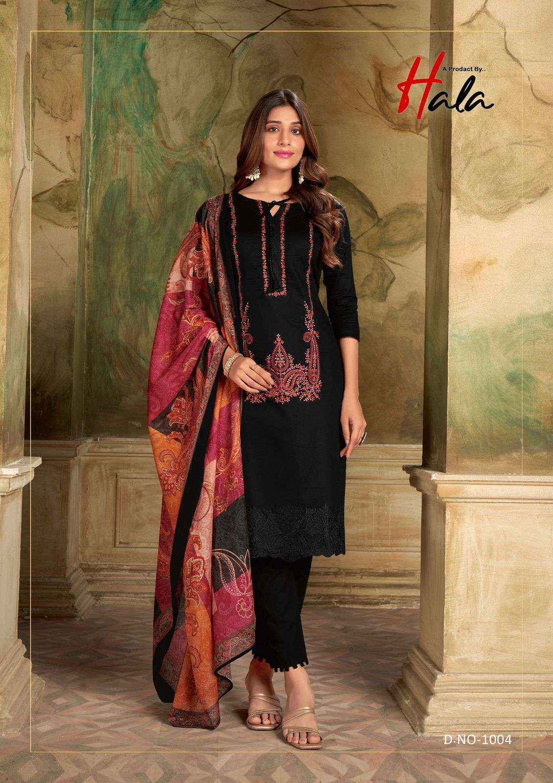 Hala Jashn E Ishq Vol 1 Jam Cotton Dress Material 6 pcs Catalogue