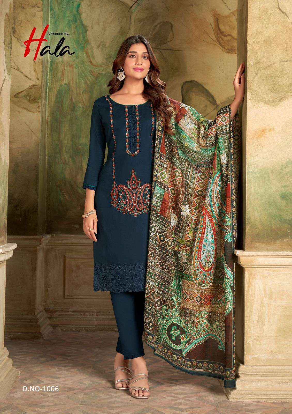 Hala Jashn E Ishq Vol 1 Jam Cotton Dress Material 6 pcs Catalogue