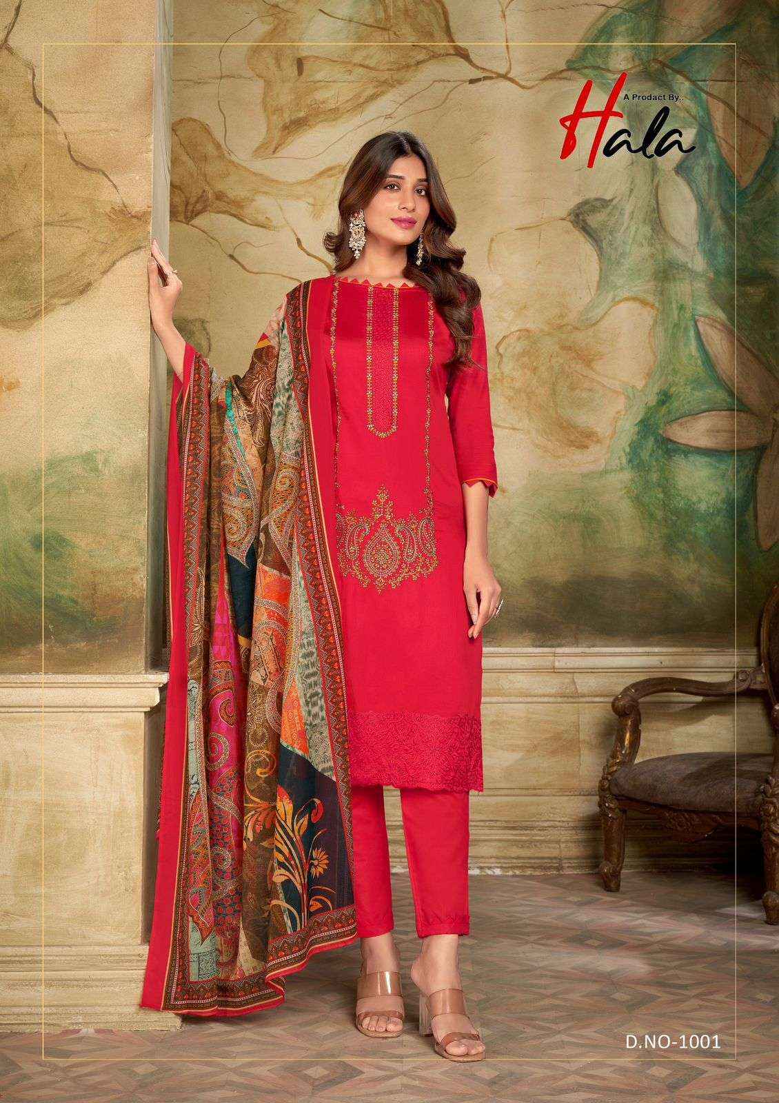 Hala Jashn E Ishq Vol 1 Jam Cotton Dress Material 6 pcs Catalogue