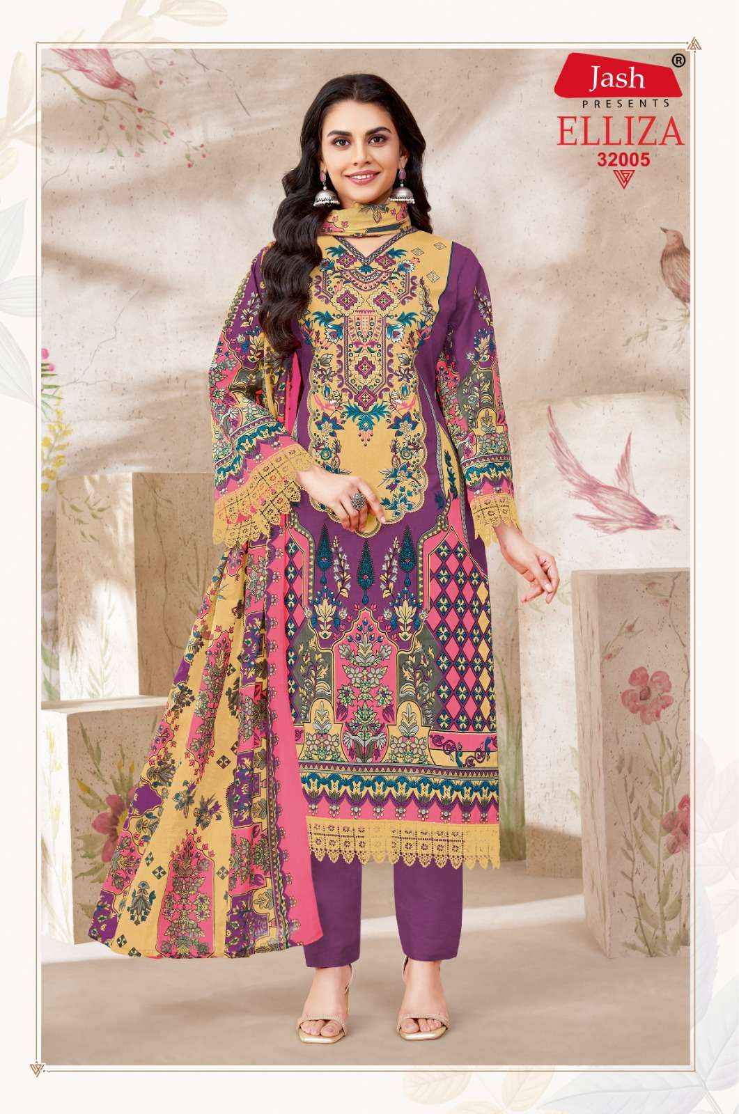 Jash Elliza Vol 32 Cotton Dress Material 10 pcs Catalogue