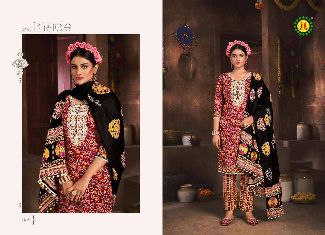 Jt Kalki Cotton Dress Material 10 pcs Catalogue