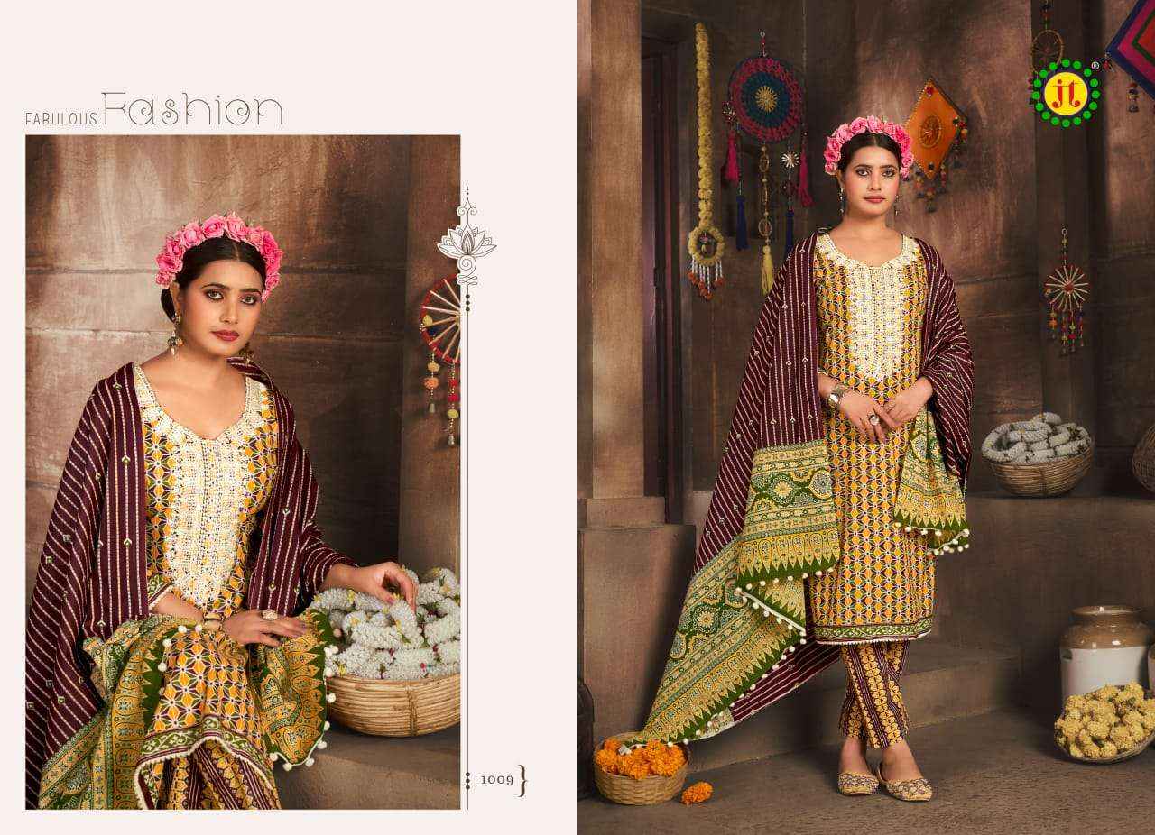 Jt Kalki Cotton Dress Material 10 pcs Catalogue