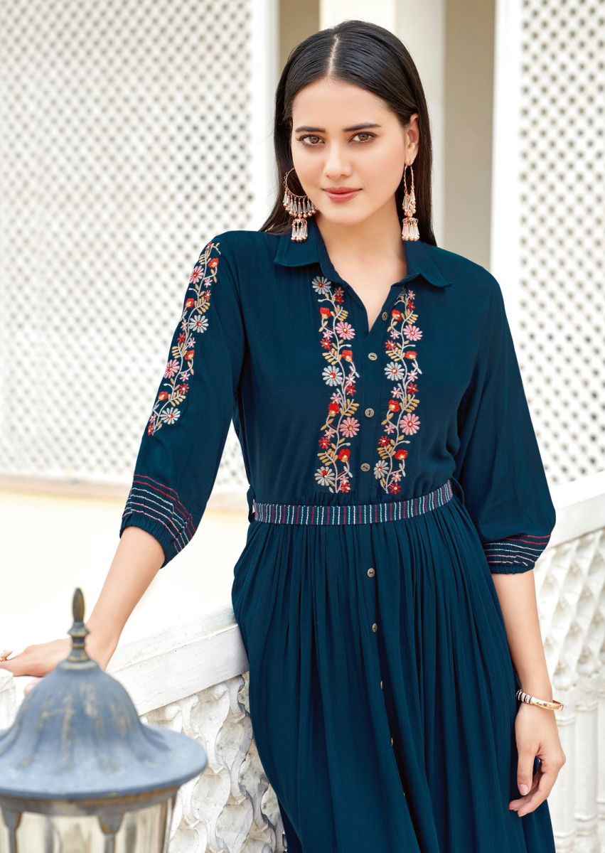 Kadlee Aashmin Rayon Kurti 6 pcs Catalogue