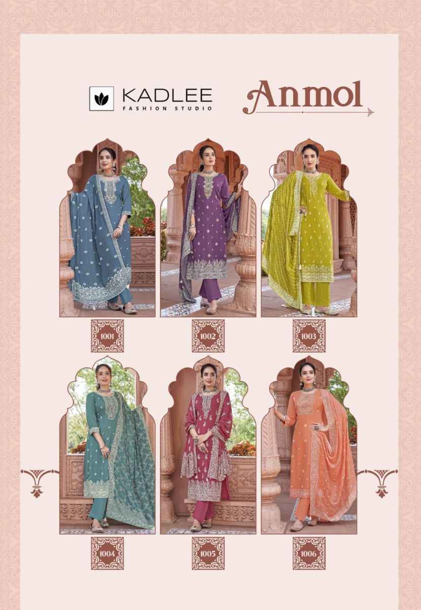 Kadlee Anmol Rayon Kurti Combo 6 pcs Catalogue