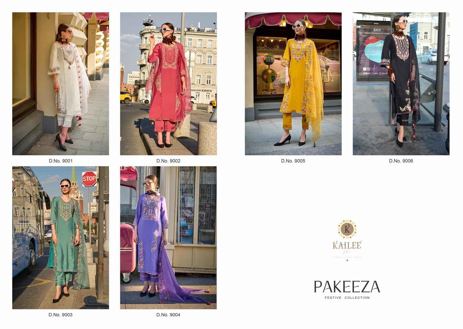 Kailee Fashion Pakeeza Viscose Kurti Combo 6 pcs Catalogue