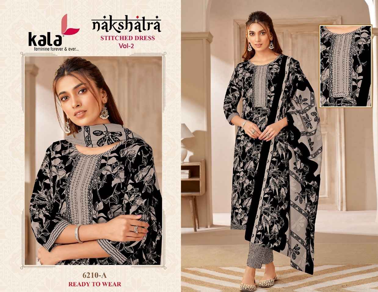Kala Nakshatra Vol 2 Readymade Cotton Dress 12 pcs Catalogue
