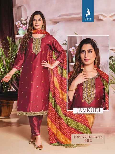 Kaya Jamkudi Chanderi Silk Kurti Combo Online Womens Kurtis Trader