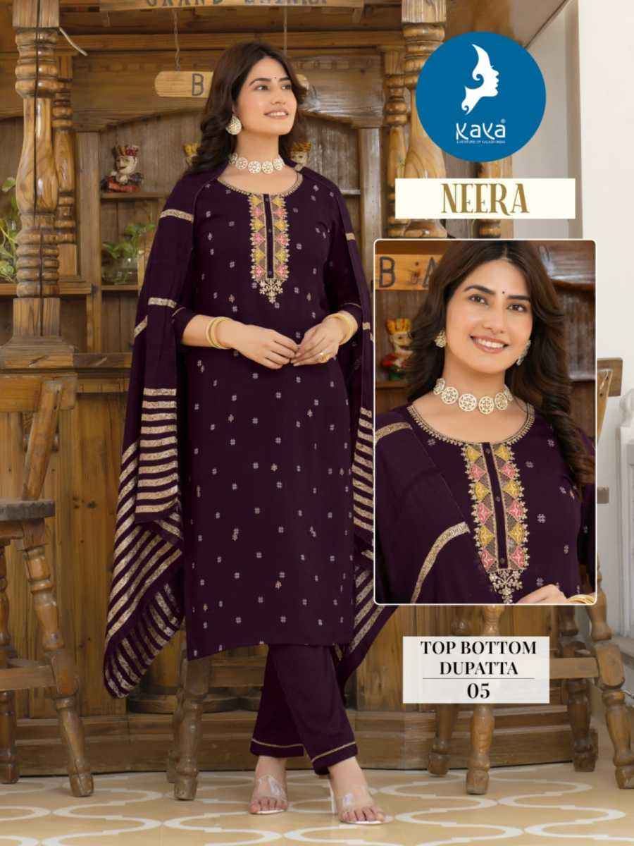 Kaya Neera Rayon Kurti Combo 6 pcs Catalogue