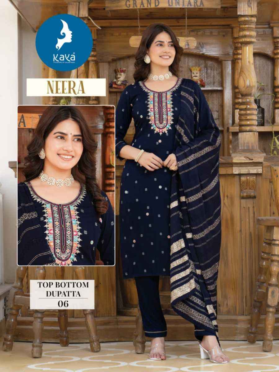 Kaya Neera Rayon Kurti Combo 6 pcs Catalogue