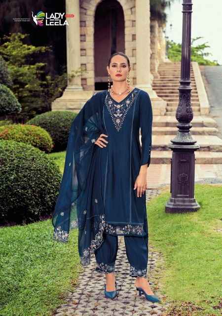 Lady Leela Afsana Viscouse Silk Kurti Combo 6 pcs Catalogue