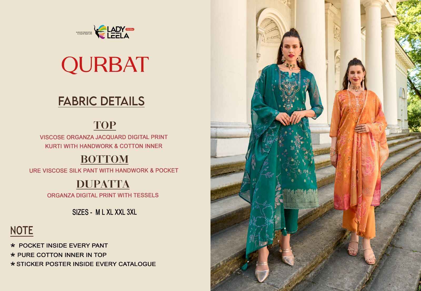 Lady Leela Qurbat Viscose Kurti Combo 6 pcs catalogue