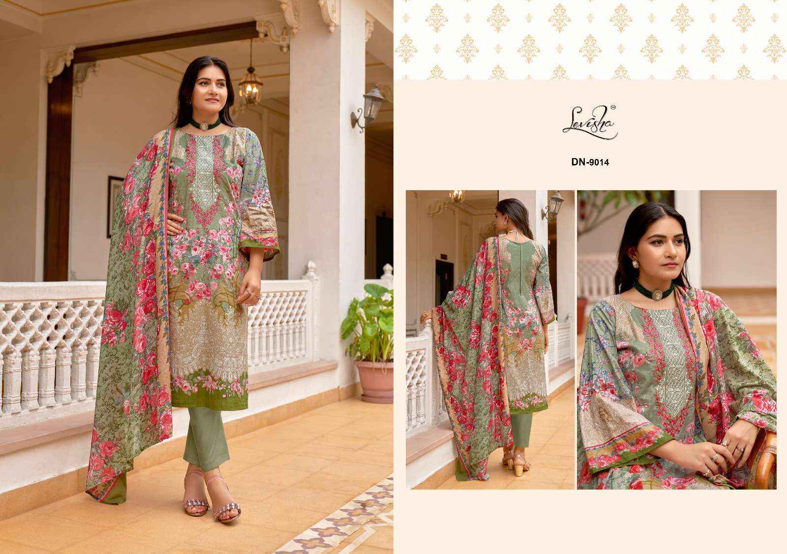 Levisha Naira Nx Vol-9 Cotton Dress Material 8 pcs Catalogue