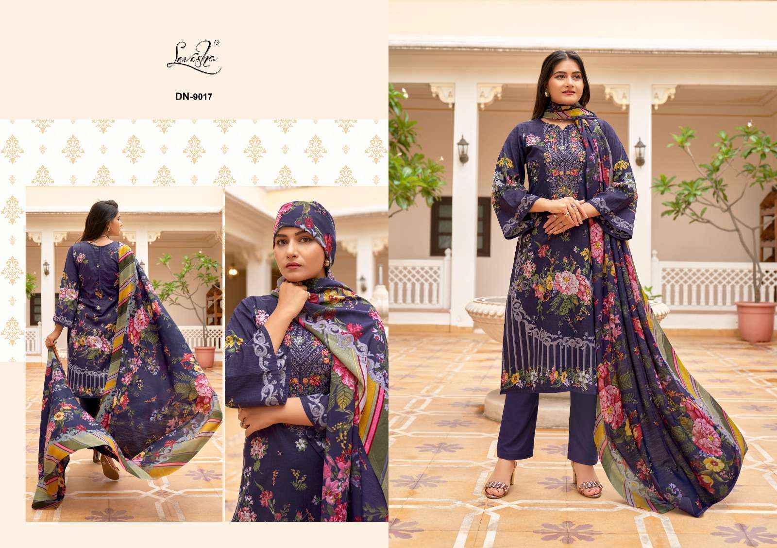 Levisha Naira Nx Vol-9 Cotton Dress Material 8 pcs Catalogue