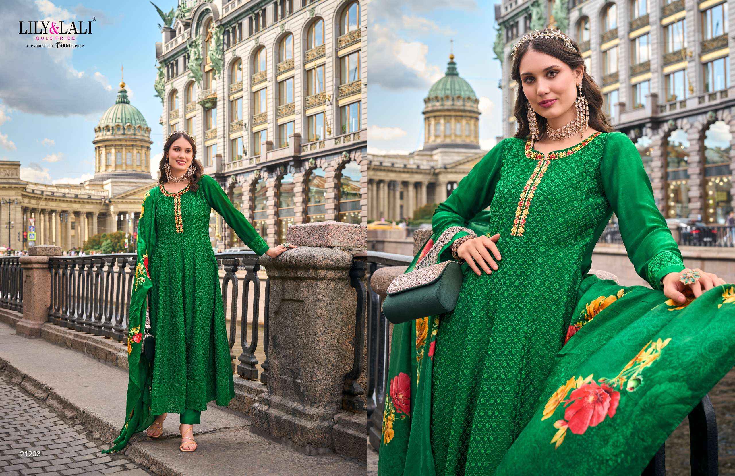 Lily & Lali Alamzeb Cotton Kurti Combo 8 psc Catalogue