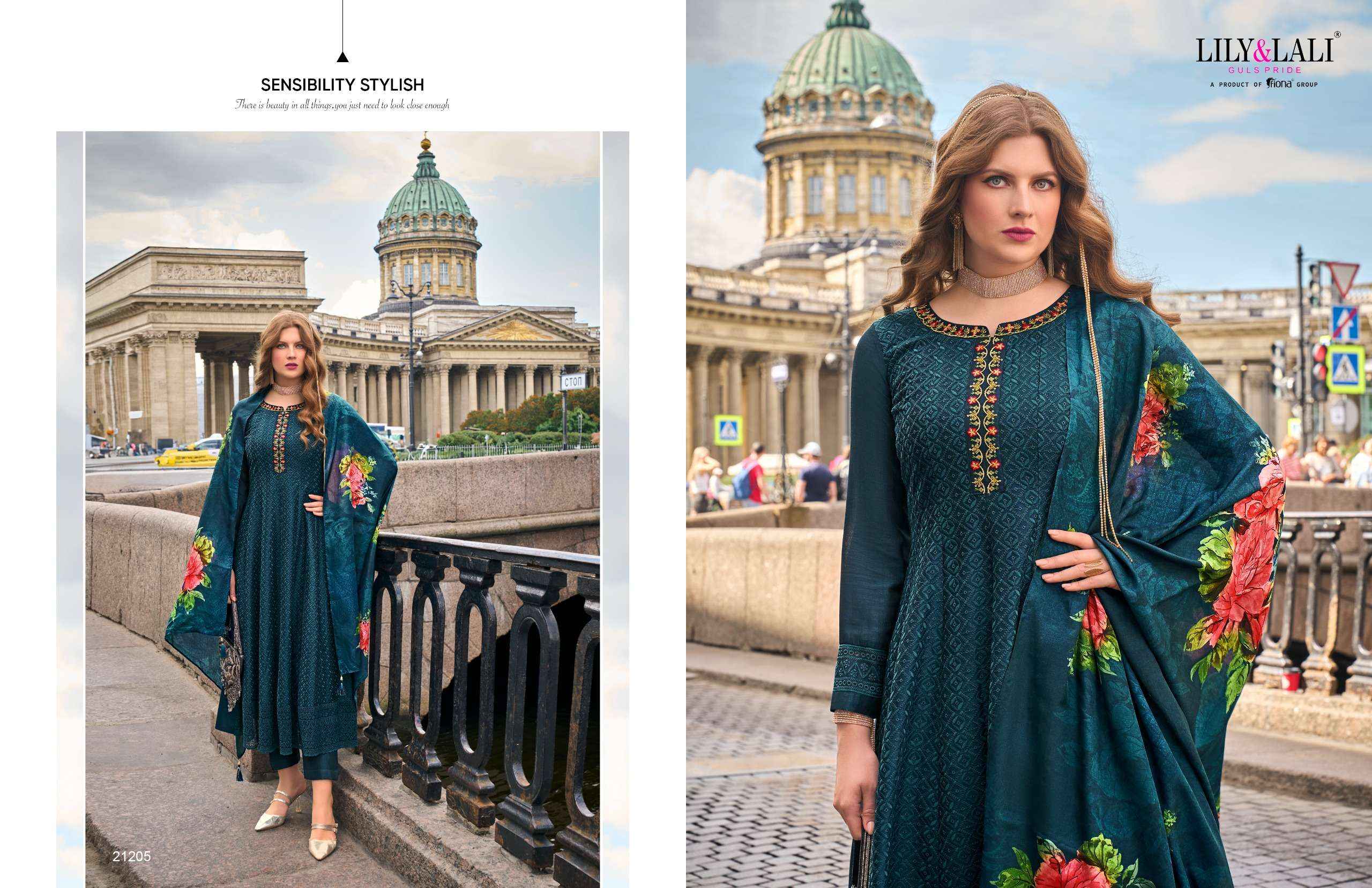 Lily & Lali Alamzeb Cotton Kurti Combo 8 psc Catalogue