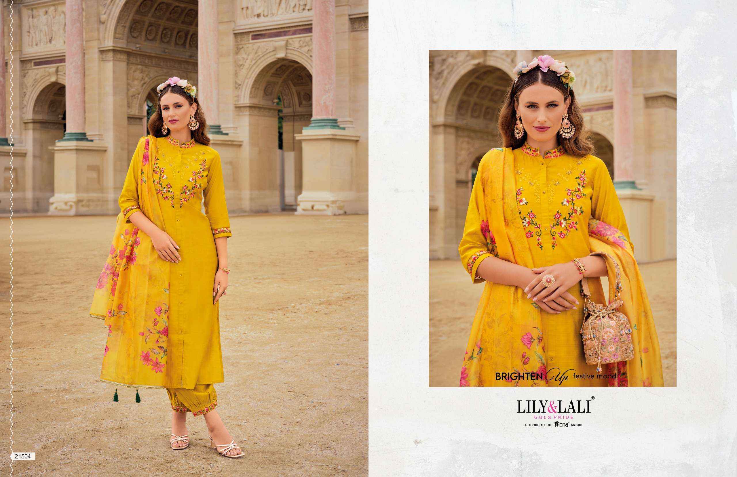 Lily & Lali Khwaish Viscose Silk Kurti Combo 6 pcs Catalogue