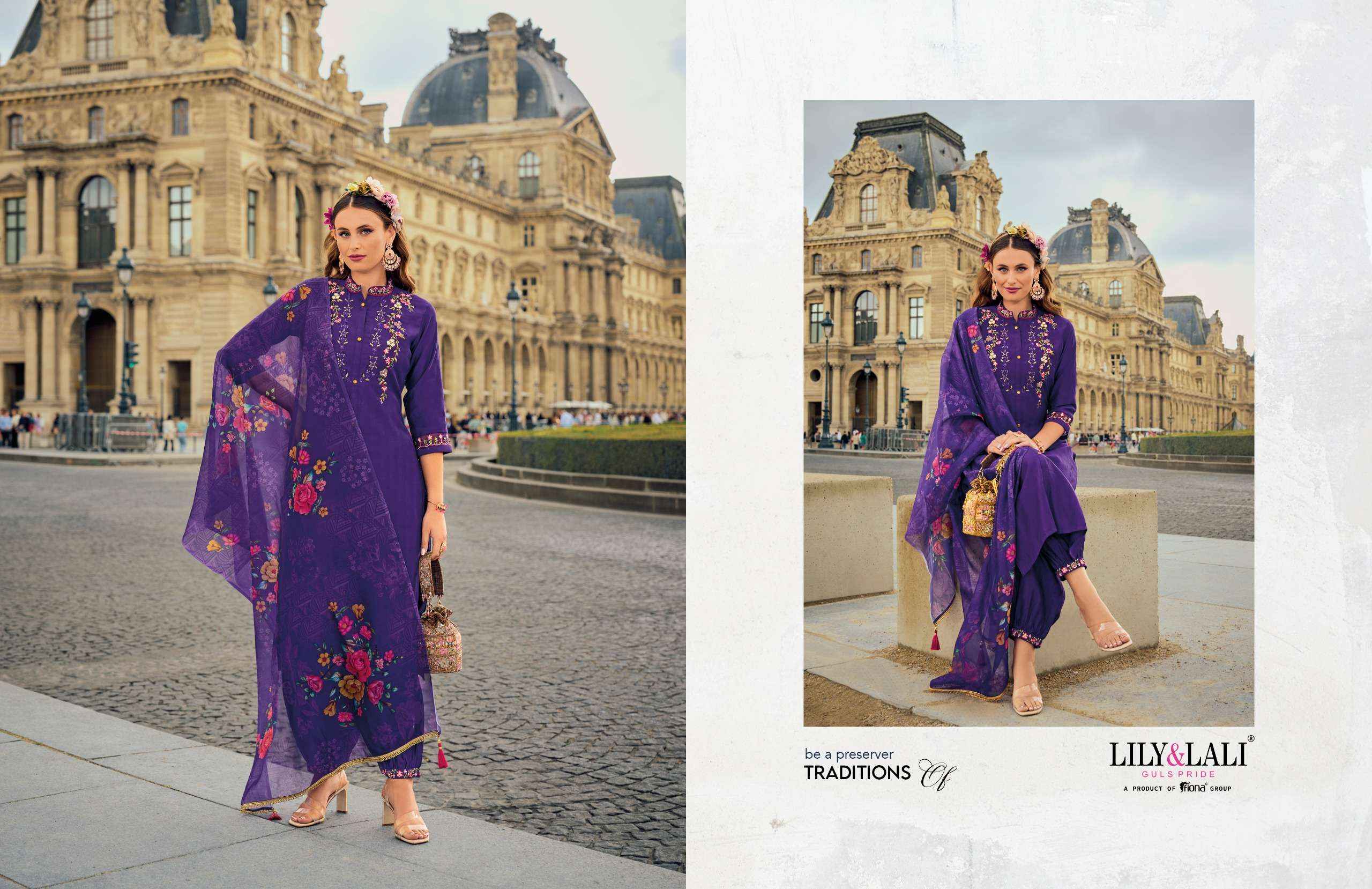 Lily & Lali Khwaish Viscose Silk Kurti Combo 6 pcs Catalogue